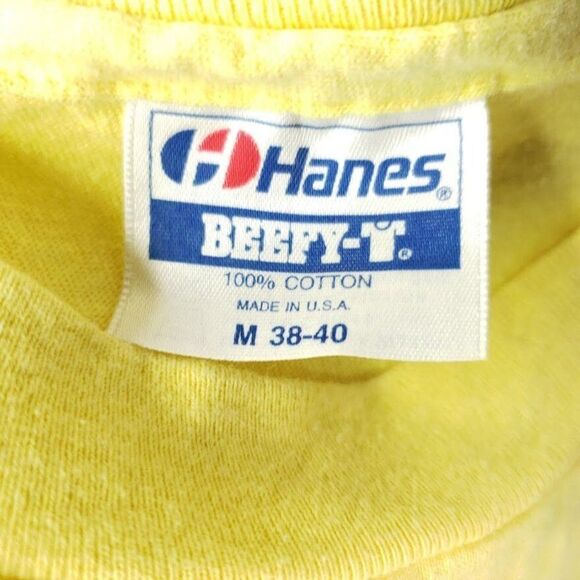 Mosquito Volunteer Fire Department T Shirt Vintage 80s Made In USA Mens Size Med - Picture 6 of 7